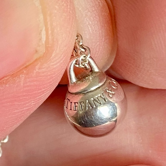 Tiffany & Co mini Hardwear ball silver necklace - Picture 3 of 10